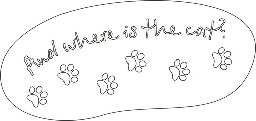 Where is the cat? Cat tracks