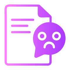 resignation gradient icon