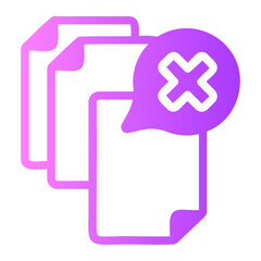 Obraz premium incompetent gradient icon