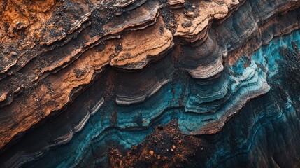 Layered Rock Formation