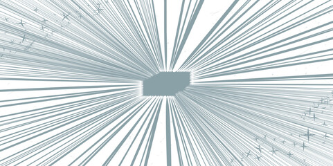 Obraz premium Abstract modern frame color swirl speed shading lines explosive radial sunrays motion striped lines design element texture white background. 