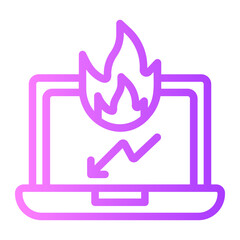 deadline gradient icon