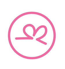 Hand drawn grunge heart image 