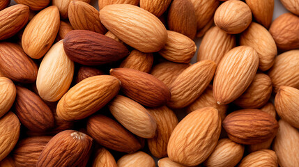 Fototapeta premium close up of almonds