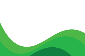 abstract green background with waves