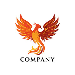 Fototapeta premium Phoenix logo Design template