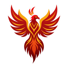 Fototapeta premium Phoenix logo Design template