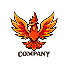 Fototapeta premium Phoenix logo Design template