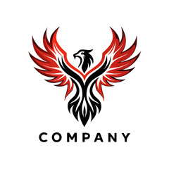 Fototapeta premium Phoenix logo Design template