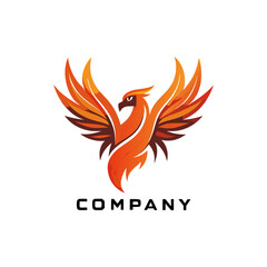 Obraz premium Phoenix logo Design template
