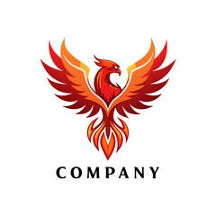 Fototapeta premium Phoenix logo Design template