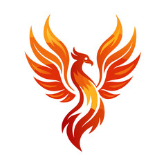 Fototapeta premium Phoenix logo Design template