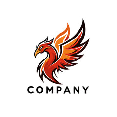Fototapeta premium Phoenix logo Design template