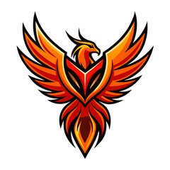 Phoenix logo Design template