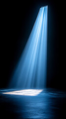 Bright light pours through an open door into a dark room, symbolizing breakthrough moments, new opportunities, and the path to success against a minimalist, mysterious background.

