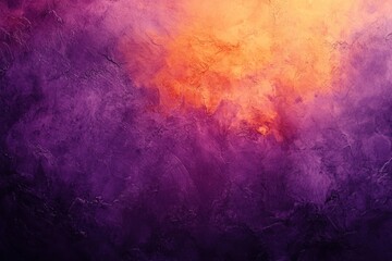 Fototapeta premium Artistic smoky effect on purple orange.
