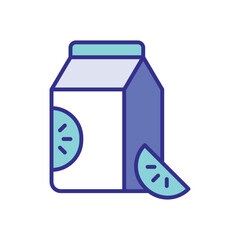 Juice icon vector stock illustration