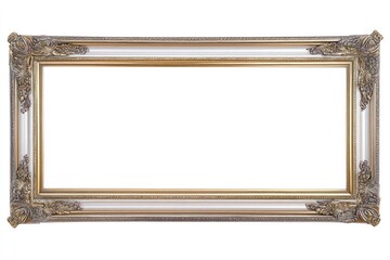 Gold ornate picture frame (1)