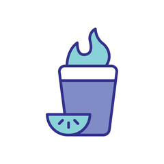 Shots icon vector stock illustration