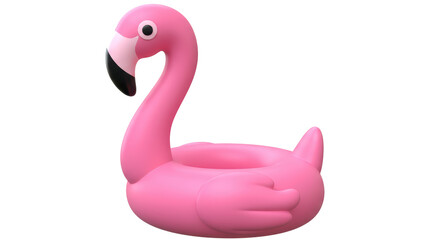 Isolated Flamingo Float, Depicting Summer Fun