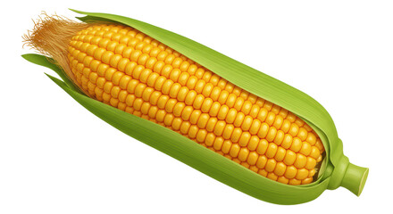 Isolated Corn on the Cob