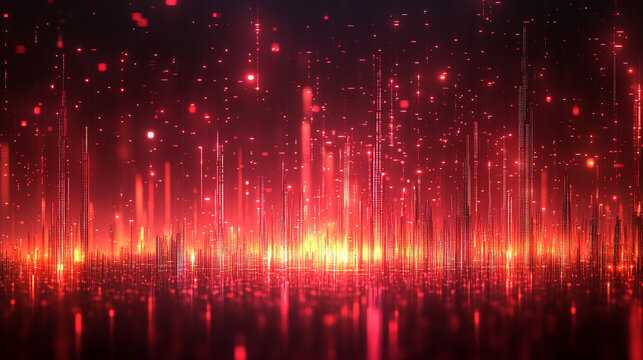 Futuristic digital binary code matrix symbolizes the complexity of data networks and the flood of information in the modern technological era, reflecting connectivity, analysis, and innovation.

 - Powered by Adobe