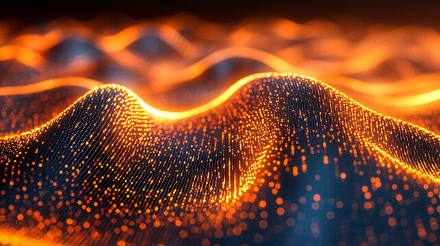 Futuristic digital binary code matrix symbolizes the complexity of data networks and the flood of information in the modern technological era, reflecting connectivity, analysis, and innovation.

