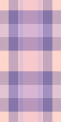 Minimal fabric check textile, white seamless pattern plaid. Faded tartan background texture vector in light and indigo colors.