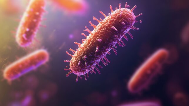 Exploring the Microscopic World of Bacillus Anthracis With Stunning Clarity and Vibrant Colors