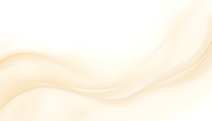 Obraz premium flowing golden waves against a white background, creating a serene and elegant visual.