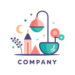 Home decor logo template