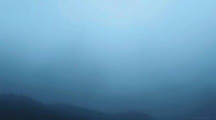 Fototapeta premium Digital artwork depicting a thick fog scene with a moody atmosphere