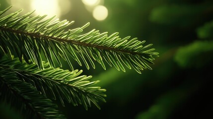 Fototapeta premium Glistening Pine Needles