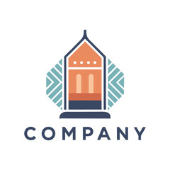 Fototapeta premium Home decor logo template
