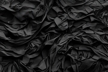 Dark, draped fabric texture