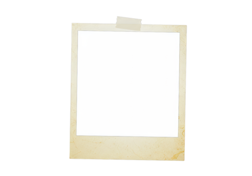 Frame template design blank — transparent background