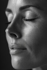 Obraz premium Meditative Face