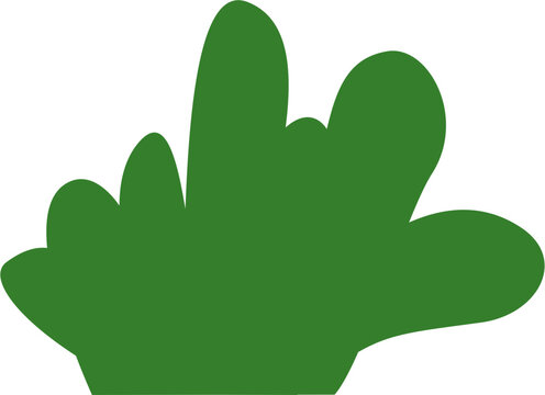 Solid style grass vector. Perfect for nature icons, eco-friendly logos, green project branding, outdoor scenes, and minimalist background elements.