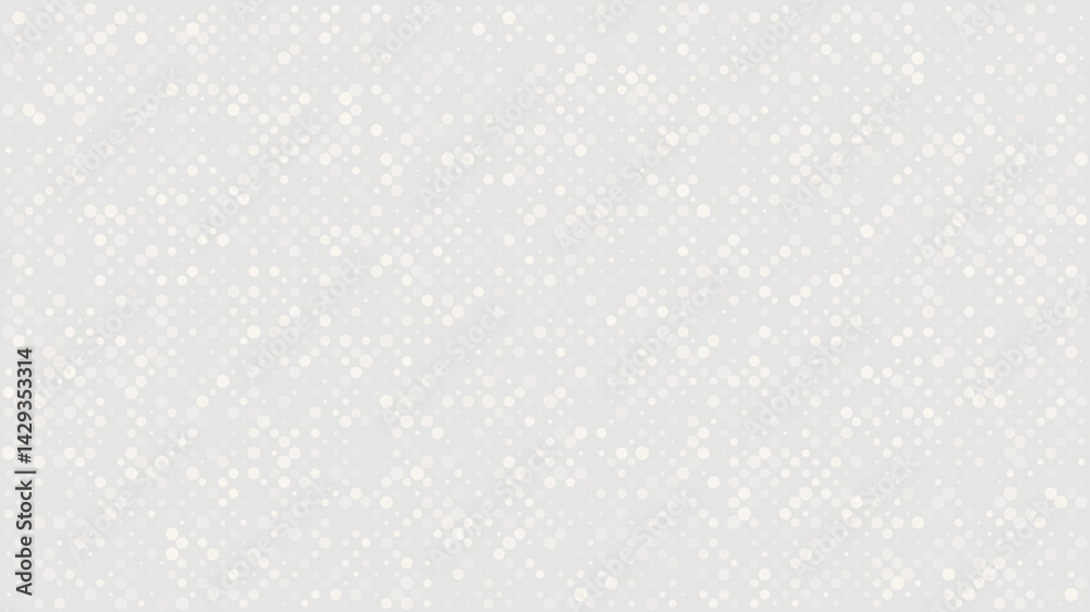Poster Modern abstract halftone background with gray dots on white. High-resolution vector design with sharp detail, ideal for branding, layout templates, or minimalist visuals.