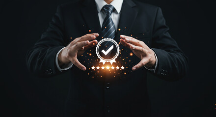 Certified Excellence, Trusted Quality, Five-Star Standards, Verified Services, Professional Assurance
