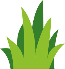 Two-tone grass vector design in flat style. Perfect for eco projects, nature-themed posters, gardening visuals, spring scenes, and green branding materials.