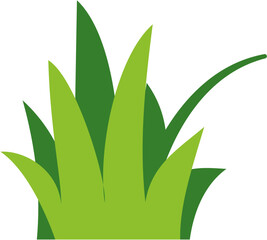 Two-tone grass vector design in flat style. Perfect for eco projects, nature-themed posters, gardening visuals, spring scenes, and green branding materials.