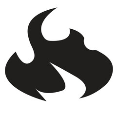 Printblack fire burning icon buiding, animal, vector, illustration, tattoo, fish, dolphin, silhouette, cartoon, logo, design, icon, dragon, symbol, sea, head, black, tribal, nature, bird, water, art, 