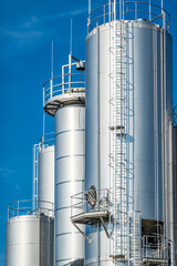 modern industry silo in austria