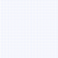 Seamless blue squared notebook paper pattern. Clean and minimal grid background perfect for school, math, notes, and educational or stationery-themed designs.
