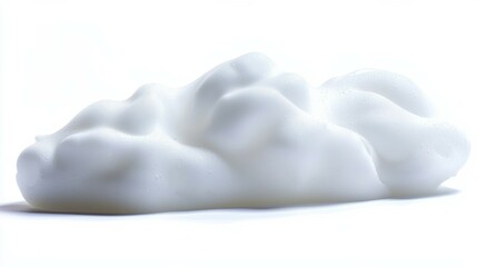 Isolated Shaving Foam on Clean White Background - Full Depth of Field with Focus Stacking - Format