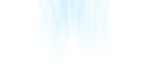 Air flow Isolated PNG and vector isolated. Effect of winter air and wind stream waves effect in blue color.