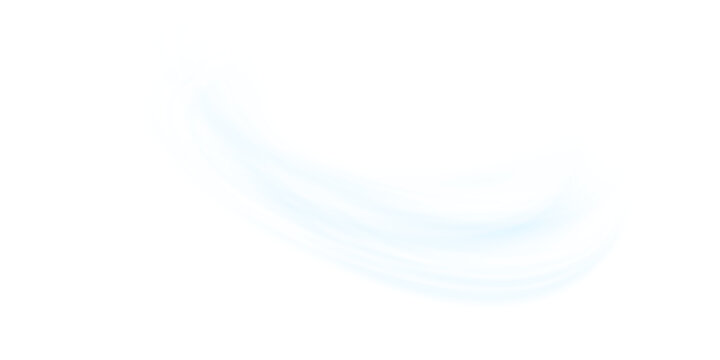 Air flow Isolated PNG and vector isolated. Effect of winter air and wind stream waves effect in blue color.