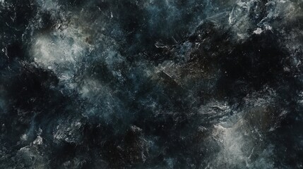 Obraz premium Dark, textured surface with icy patterns.