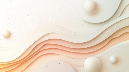 abstract background with soft ecru tones dotted design and eggshell paper texture